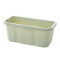 e塑料挂式垃圾桶橱柜收纳盒创意厨房桌面杂物小盒子收纳储物盒 北欧绿