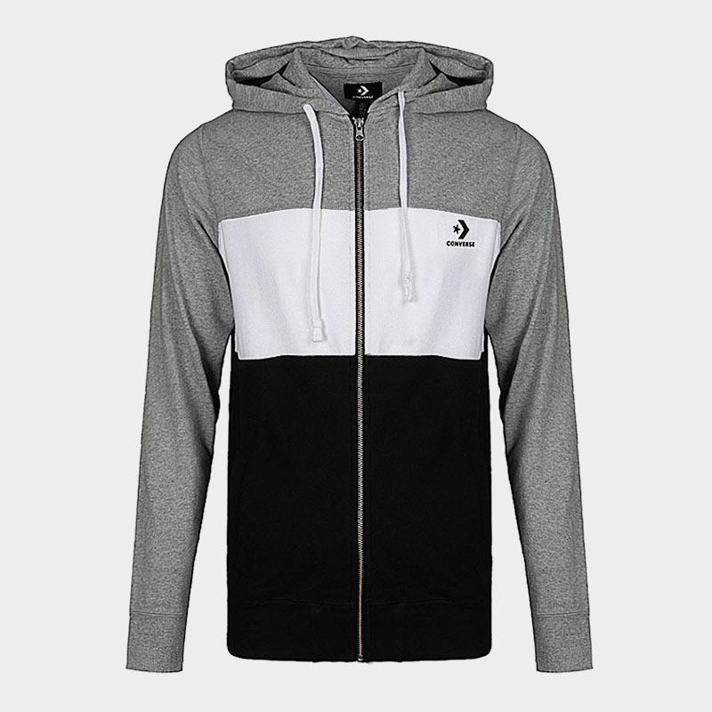 converse匡威男子秋冬季舒适运动休闲连帽拉链开衫10008799-A01 2XL 10008799-A01
