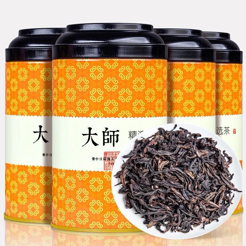 大红袍茶叶武夷岩茶肉桂茶武夷山茶叶散装乌龙茶罐装礼盒装100克
