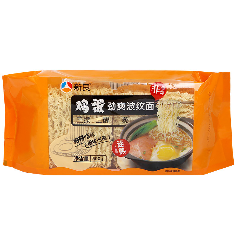 新良鸡蛋劲爽波纹面500g