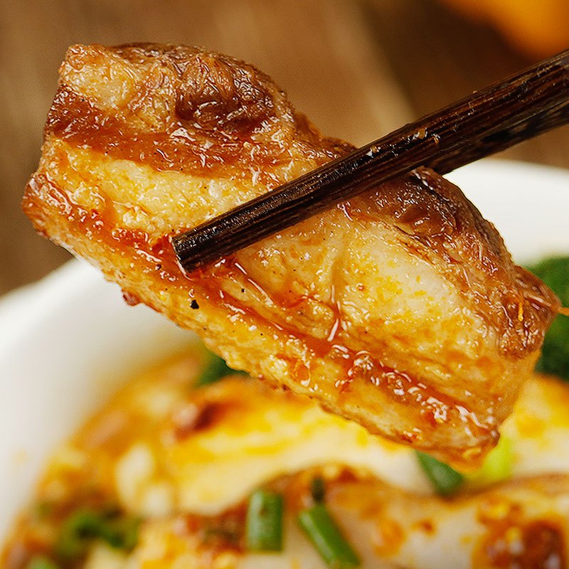 陈村大肉块卤肉面4盒装非油炸方便面免煮泡面