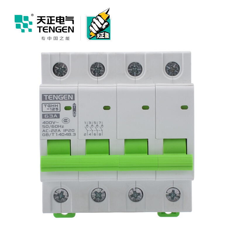 天正电气 TGHH-125 空气开关 4P 63A 336011200024 微型断路器