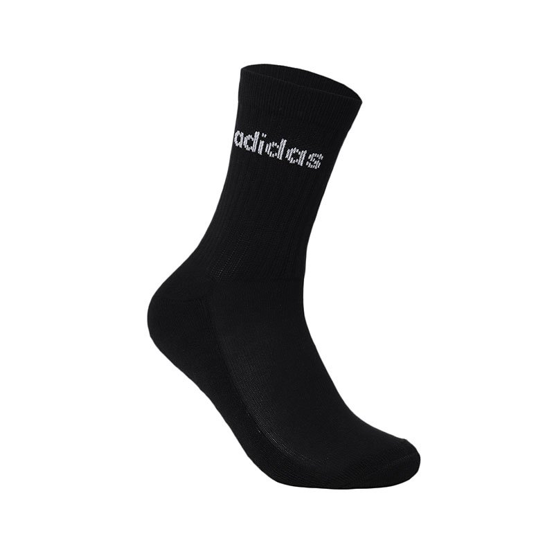 adidas阿迪达斯NEO新款男袜女袜运动休闲袜子DN4439 DN4439黑色 36
