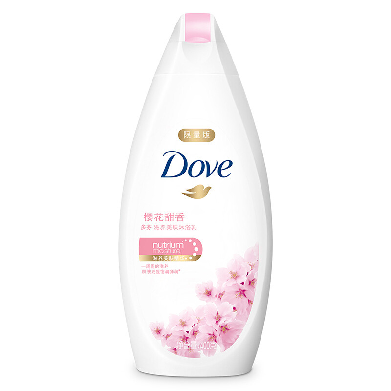 多芬（DOVE)樱花甜香滋养美肤沐浴乳400g（沐浴露）
