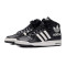 adidas阿迪达斯三叶草男鞋新款logo高帮板鞋休闲运动鞋G28154 G28154黑色+白色 43码