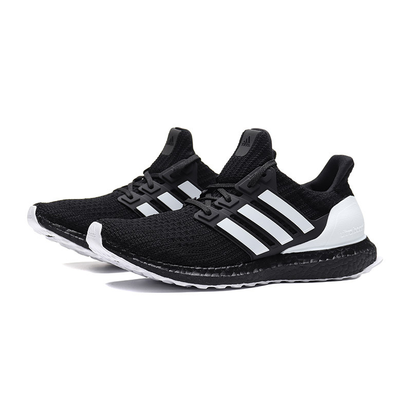 adidas男鞋跑步鞋新款ULTRABOOST休闲运动鞋F35231 G28965黑色+白色 40.5码