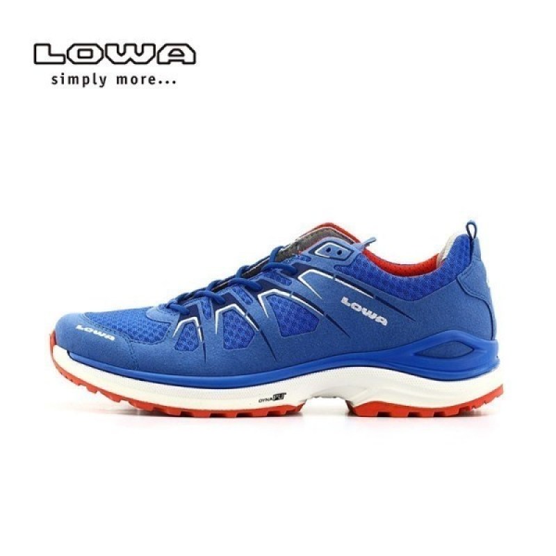 LOWA（德国）户外运动男女防滑耐磨透气INNOXEVO低帮越野跑步鞋L310700/L320700 L320700海蓝色/银色（女） 36.5