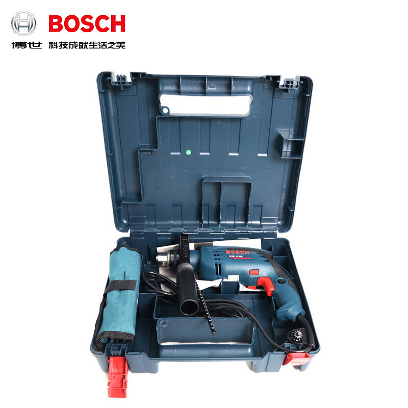 【苏宁自营】博世（BOSCH）电动工具冲击钻手电钻套装多功能手电钻电动工具家用套装 (GSB13RE塑箱套装)