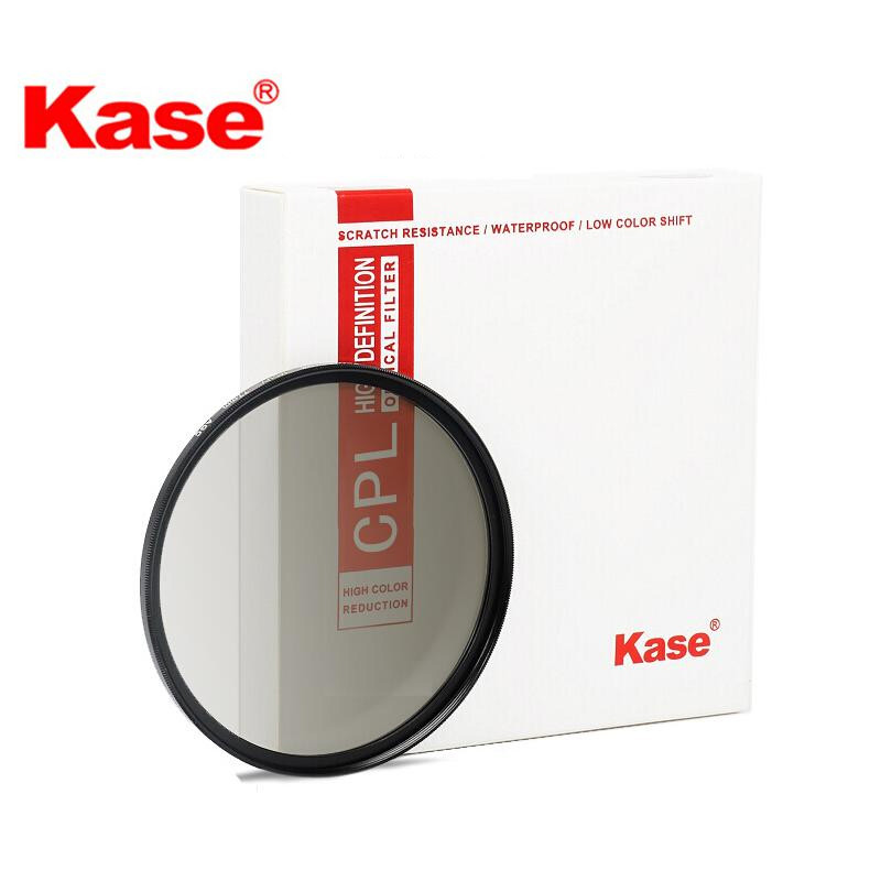 卡色（Kase) 46mm CPL偏振镜 AGC款 偏光镜 UV镜 滤镜 高清多层镀膜 佳能尼康索尼相机镜头偏振镜.