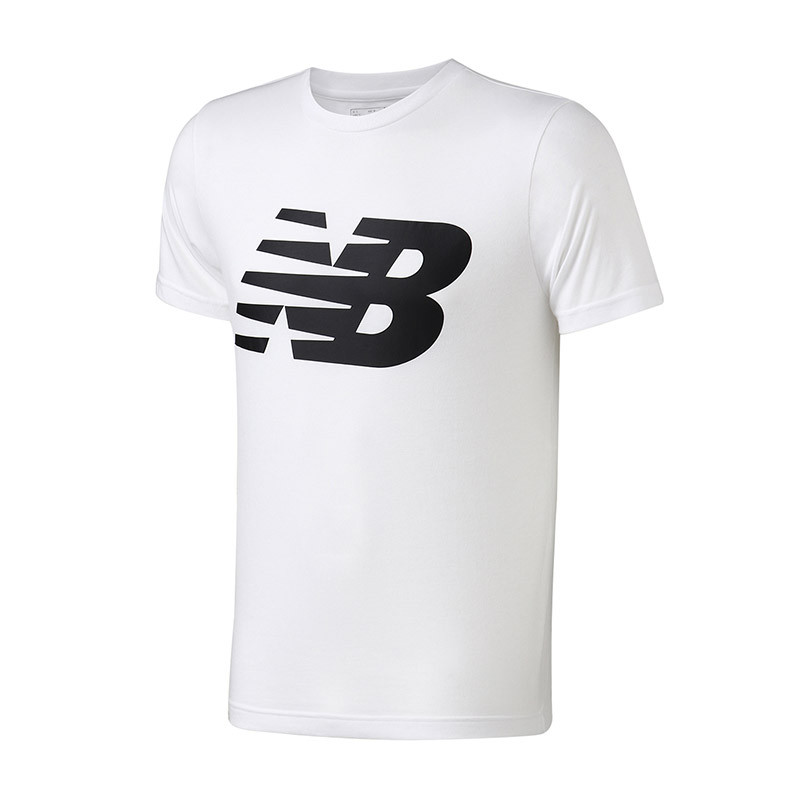 New Balance/NB男装短袖T恤新款经典圆领针织运动服MT91923 XXL MT91923-WT白色