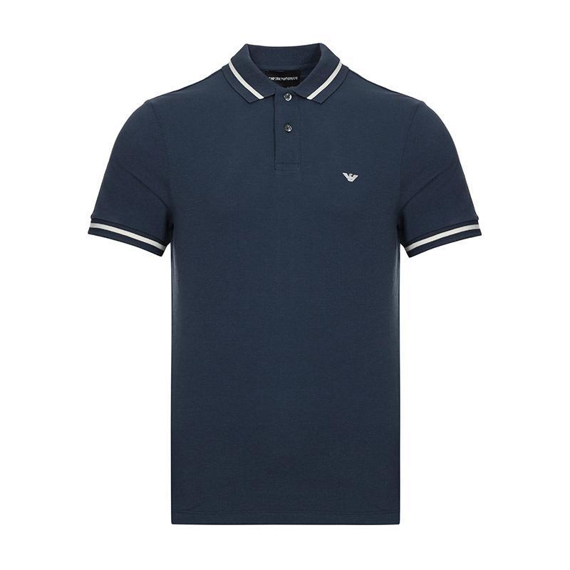 EMPORIO ARMANI 阿玛尼 男士棉质短袖POLO衫 3Z1FL1 1JQYZ 0926-蓝色 M