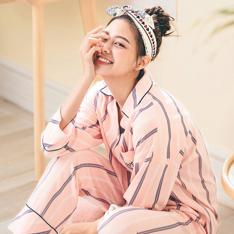 安之伴家居服套装73K7353-73K7453 L 浅粉