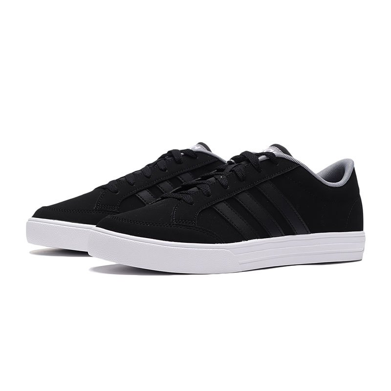 【自营】adidas男鞋板鞋新款低帮轻便帆布网球运动鞋F34370 F34370黑色 41码