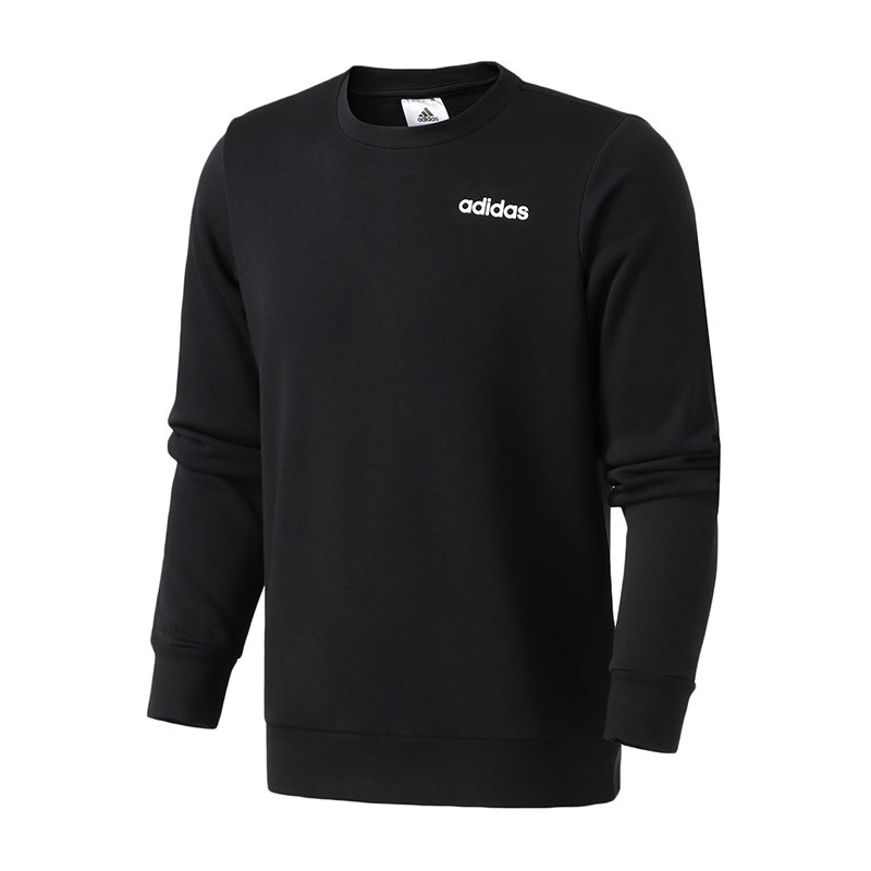 【自营】adidas男服卫衣新款圆领套头衫运动休闲运动服DU0395 XXL DU0395黑色