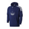 adidas阿迪达斯三叶草男装运动服休闲logo款连帽卫衣 DU8206 XL DU8206深蓝色