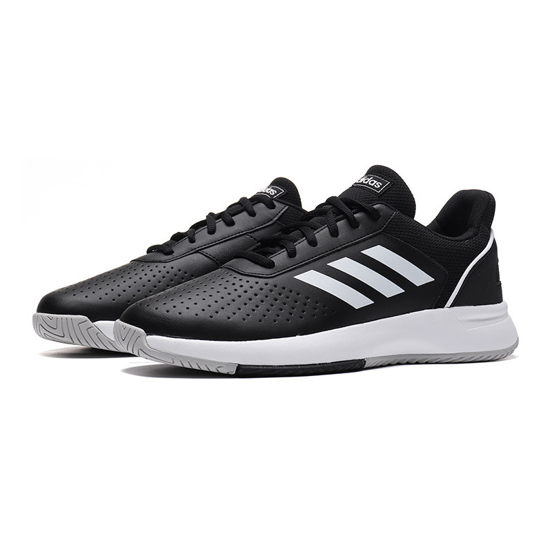 【自营】adidas男鞋网球鞋新款网球训练实战运动鞋F36717 F36717黑色/白色 42码
