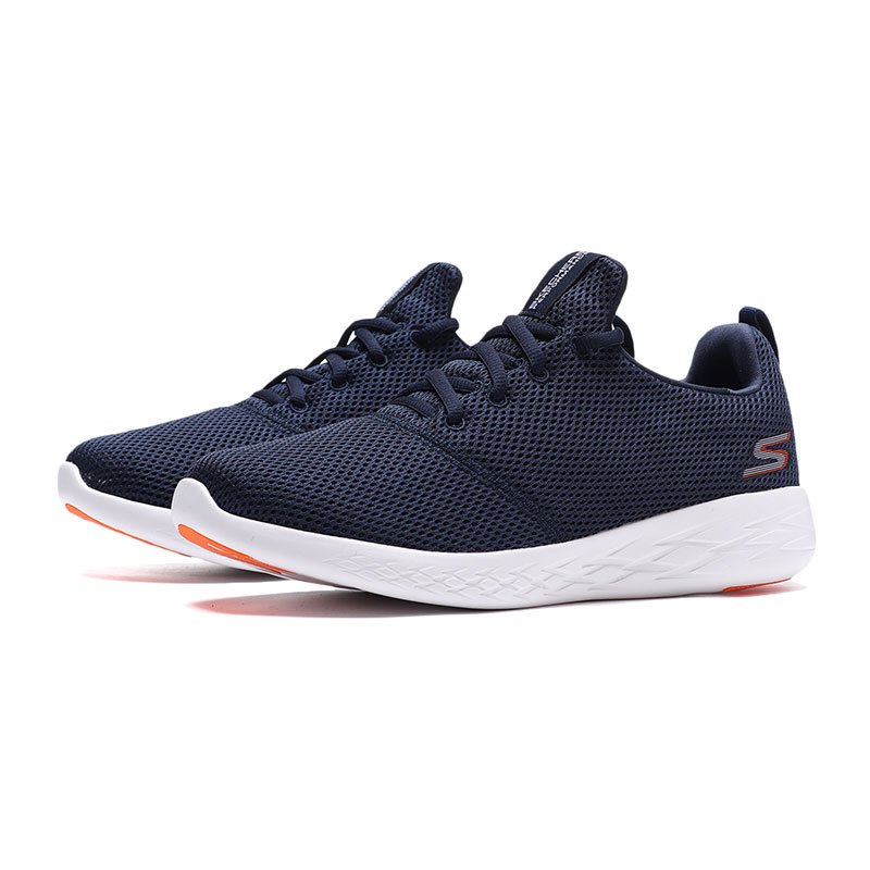 Skechers斯凯奇男鞋跑步鞋新款GO RUN系带低帮运动鞋55076 55076/NVOR海军蓝色/橘色 41码