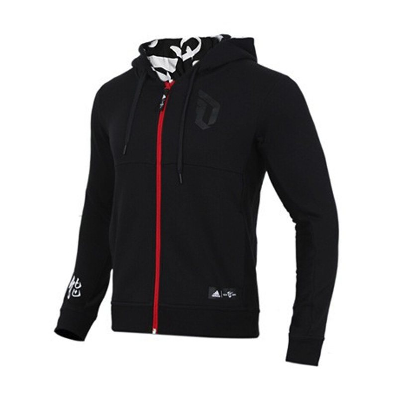 ADIDAS阿迪达斯新款男子上衣休闲运动舒适连帽外套夹克DZ0857 S DZ0857