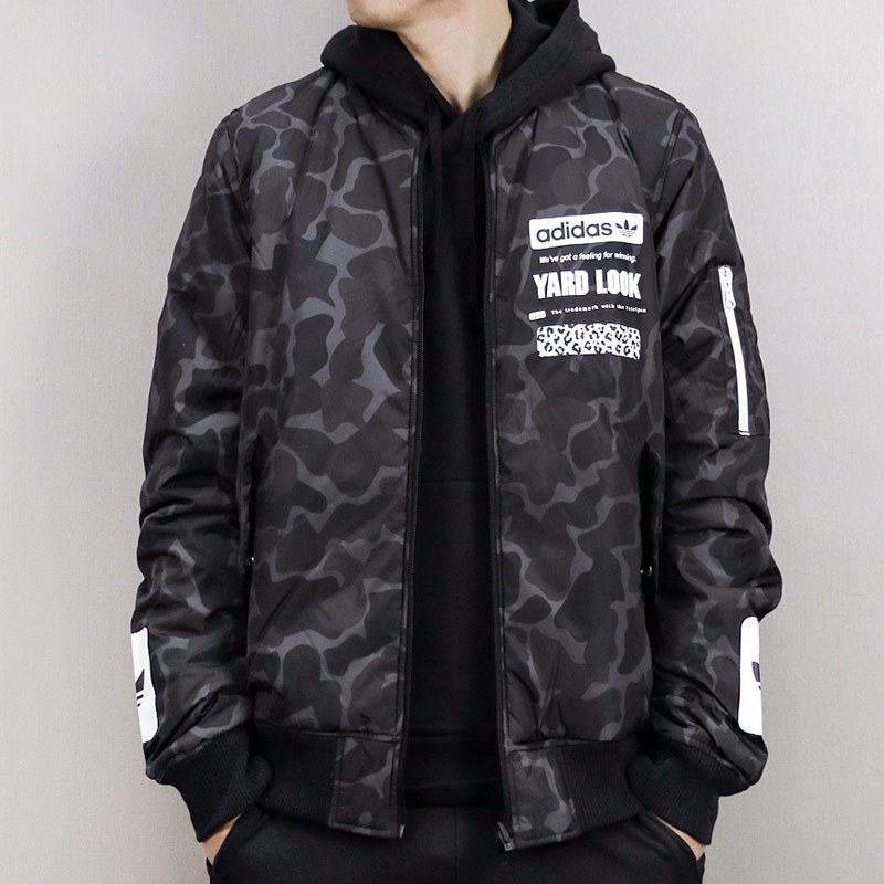 阿迪达斯男装棉服2018冬季运动服保暖夹克防风大衣外套棉衣CD1712 2XL CD1712