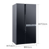 西门子对开门冰箱BCD-569W(KA96FP50TI)