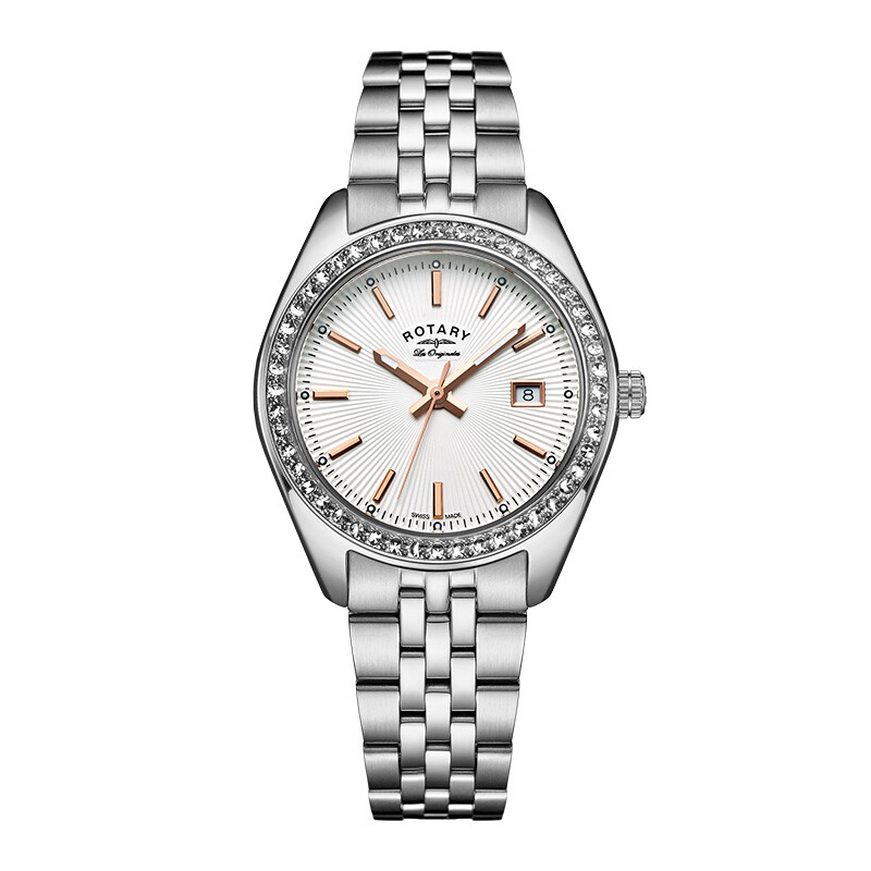 rotary劳特莱石英表女经典系列瑞士品牌休闲商务女士腕表lb9011021lb