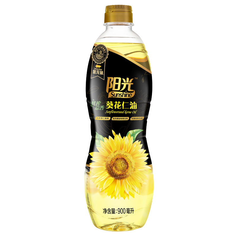金龙鱼阳光鲜榨原香葵花仁油900mL