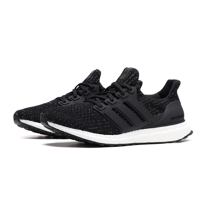 adidas男跑步鞋新款ULTRABOOST缓震休闲运动鞋F36153 F36153黑色+白色 45码