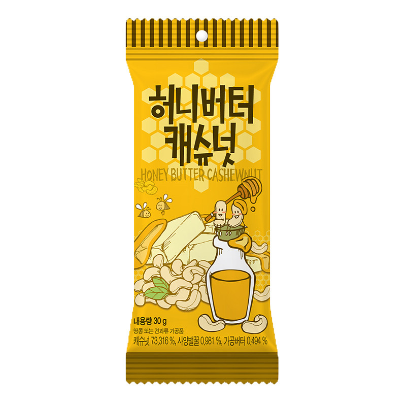汤姆农场蜂蜜黄油味腰果仁30g