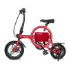 路特威(Lutewei)电动自行车O2迷你电动自行车 锂电池折叠助力城市代步代驾车 智能电单车 红色【7.5AH】