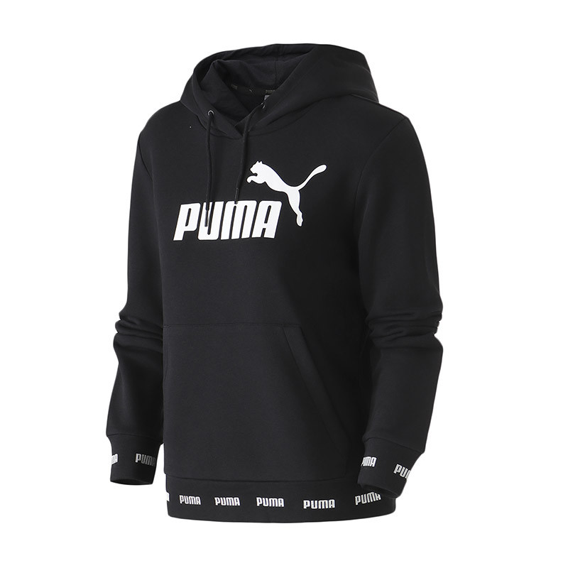 【自营】PUMA彪马女装运动服休闲服连帽logo卫衣844035 L 84403501黑色