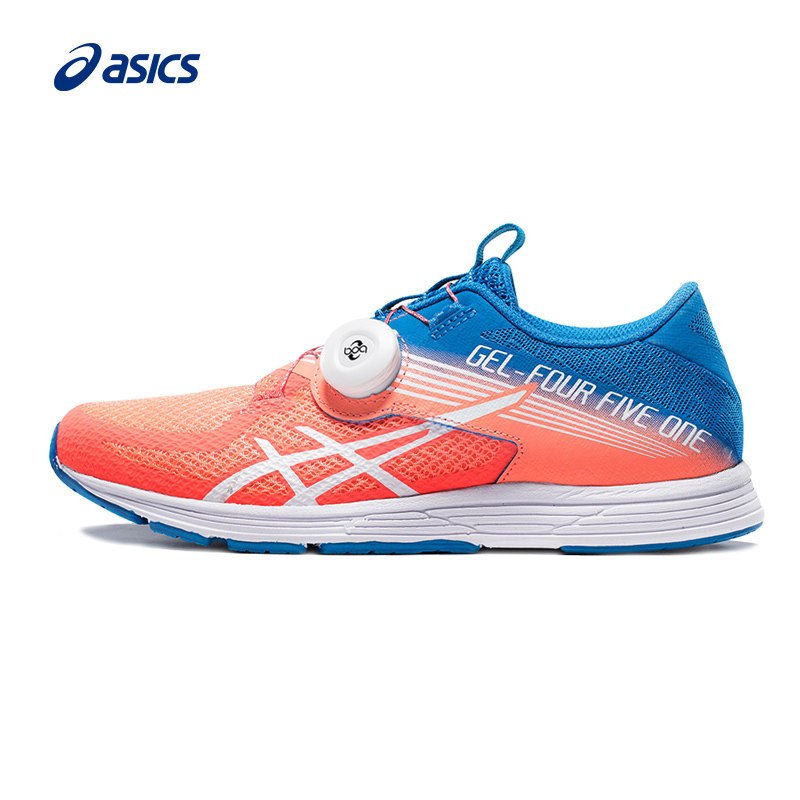ASICS亚瑟士女鞋专业竞速跑鞋运动鞋GEL-451T874N-0601 橘色/蓝色 35.5