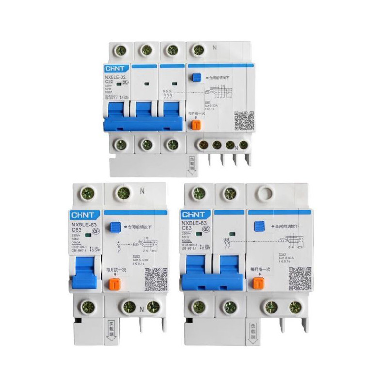 正泰(CHNT) 剩余电流动作断路器 NXBLE-63 3P+N C 40A 27只装