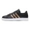 adidas阿迪达斯NEO女鞋低帮运动休闲板鞋跑步鞋小白鞋F36487 39码 F36486黑色+铜金属