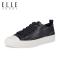 ELLEHOMME2019春季新款板鞋休闲套脚懒人男鞋贝壳头乐福鞋子_1 黑色-HJH98190140 39码