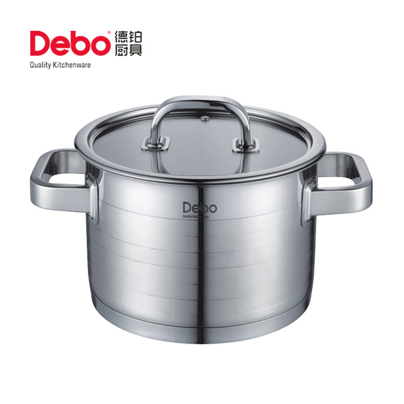 德铂(Debo)斯塔特DEP-232汤锅 三层复合底 304不锈钢 适合多种灶具