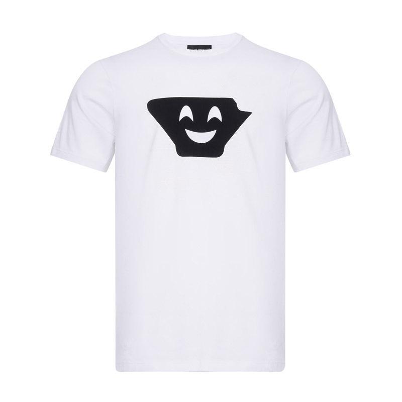 EMPORIO ARMANI 阿玛尼 男士棉质圆领短袖T恤衫 6Z1TS0 1JQUZ
