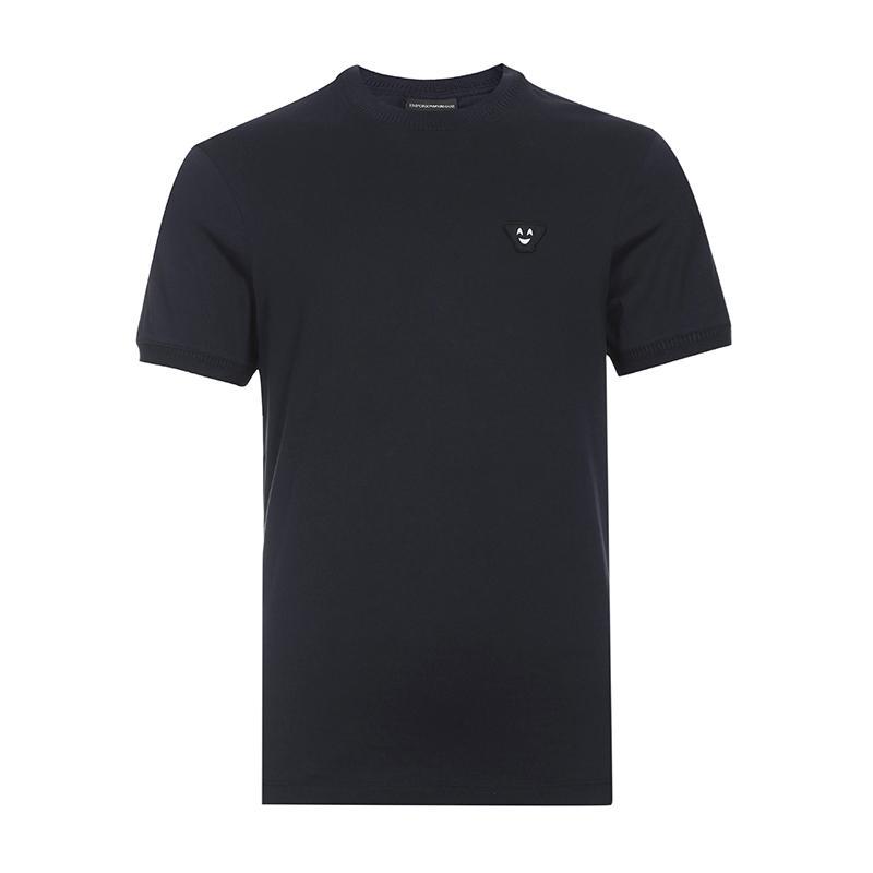 EMPORIO ARMANI EA 阿玛尼 男士棉质圆领短袖T恤衫 3Z1T78 1J30Z 0922-海军蓝色 M