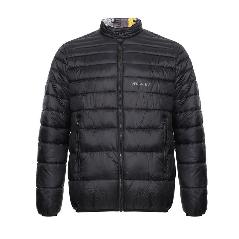Versace Jeans 范思哲 男士聚酰胺纤维双面薄棉夹克外套 E5GSA904 29141 899-黑色/花色 50