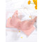 依曼丽性感文胸 刺绣一片式胸罩无钢圈聚拢收副乳内衣女DYK9337 75B 肤色