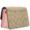 COACH 蔻驰 链条包女包 女士单肩斜挎链条包小方包 奢侈品 卡其色