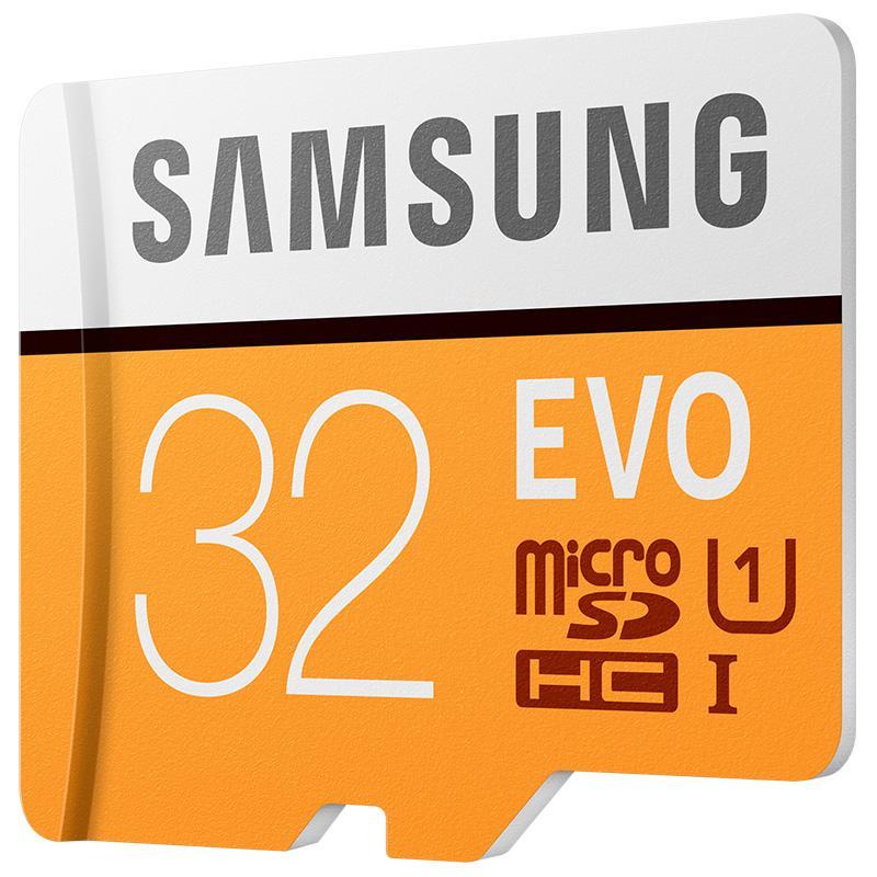 三星（SAMSUNG）32GB TF（MicroSD）存储卡 U1 C10 EVO升级版 传输速度95MB/s 防水防磁