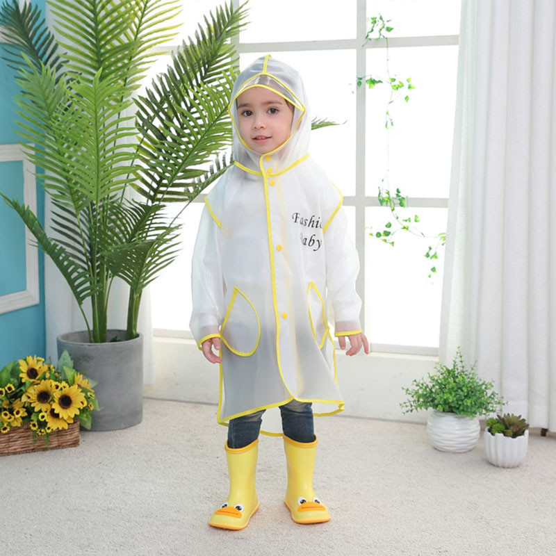 佳亲softkids 可爱卡通雨衣 男女通用