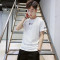 三弦(LA CORDE)男t恤短袖夏季2019新款圆领韩版潮流短t上衣男款白色内搭男士体恤LA-MMY-1005 XXXL LA-MMY-1005白色