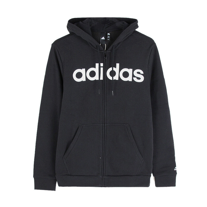 Adidas阿迪达斯男连帽开衫休闲运动夹克外套DM3130 XL DM3130