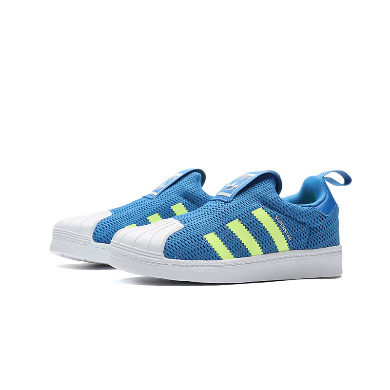 阿迪达斯adidas三叶草童鞋2019春季新款SUPERSTAR休闲鞋跑步鞋S32130 CG6575正蓝+高光黄+亮白 29码/适合脚长175mm