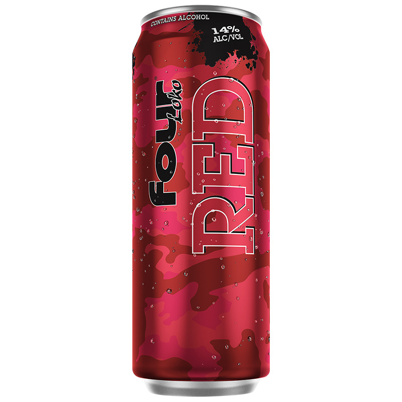 fourloko四洛克预调鸡尾酒洋酒果酒迷彩系列朱雀695ml