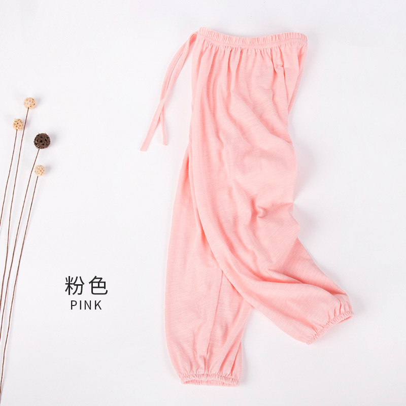 卡伴(Curbblan)儿童夏季多彩防蚊裤多彩适合身高90-145cm 140 粉色