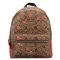COACH 蔻驰 双肩包 欧美时尚拉链经典C logo双肩背包 卡其印花