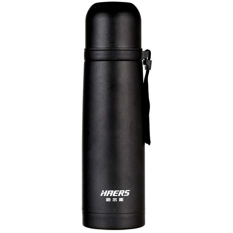 哈尔斯（HAERS）LB-500F-6不锈钢便携保温杯磨砂水杯 500ML 多色