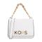 MICHAEL KORS 迈克·科尔斯 女款皮革手提单肩斜挎包 30H8GOXL7L OPTIC.WHITE-白色